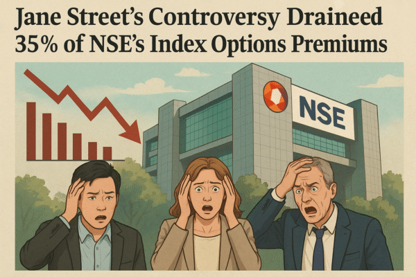 Shockwaves !!”How Jane Street’s Controversy Drained 35% of NSE’s Index Options Premiums” jane street controversy